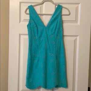 Teal Lily Pulitzer Shift Dress